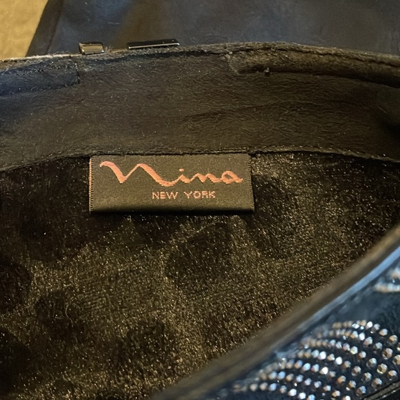 Nina black boots with sparkly trim - Picture 5 of 5